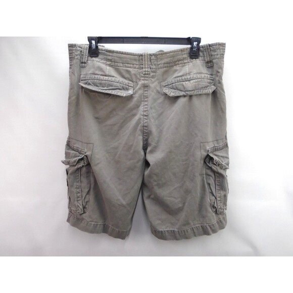 Aeropostale Mens Authentic Paratrooper Pocket Cargo Shorts Size 36 Gray - Picture 11 of 16